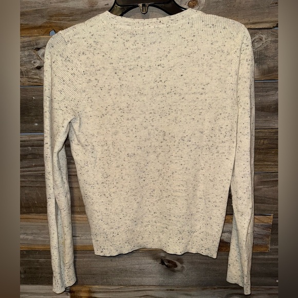 Eileen Fisher Beige Organic Cotton pullover- beige color with speckles -size PP - Picture 2 of 5